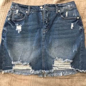 Jean skirt